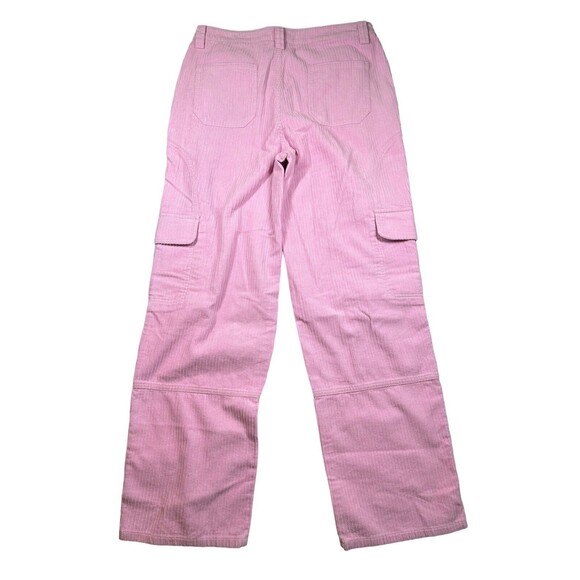 Hot Topic Sweet Society Pink Corduroy Cargo Pants SIZE‎ 9 - Picture 2 of 7
